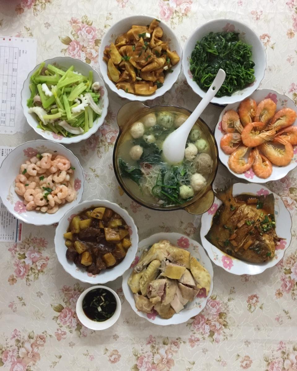 分享作品 晚餐2019年2月16日 #晚餐2019年2月16日#今天去珍姐家
