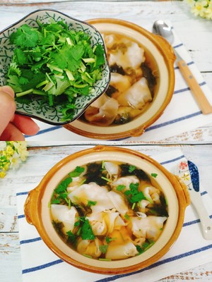 好吃到舔盆的鲜肉馄饨,连汤汁都不剩!的做法 步骤6
