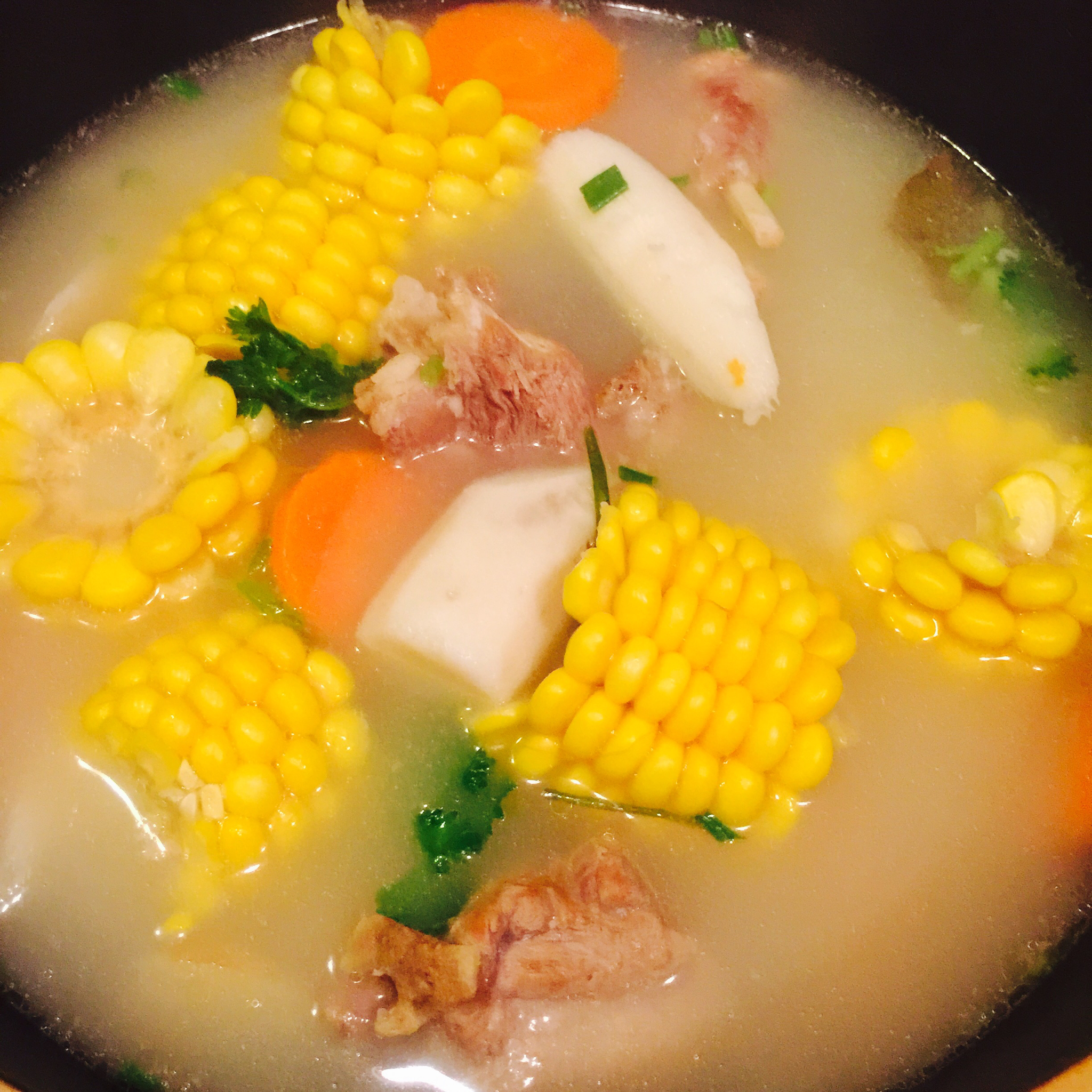 山药玉米排骨汤的全部作品