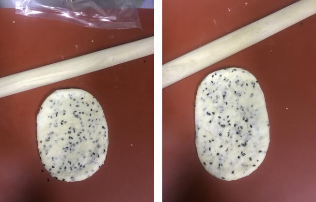 黑芝麻小软欧面包