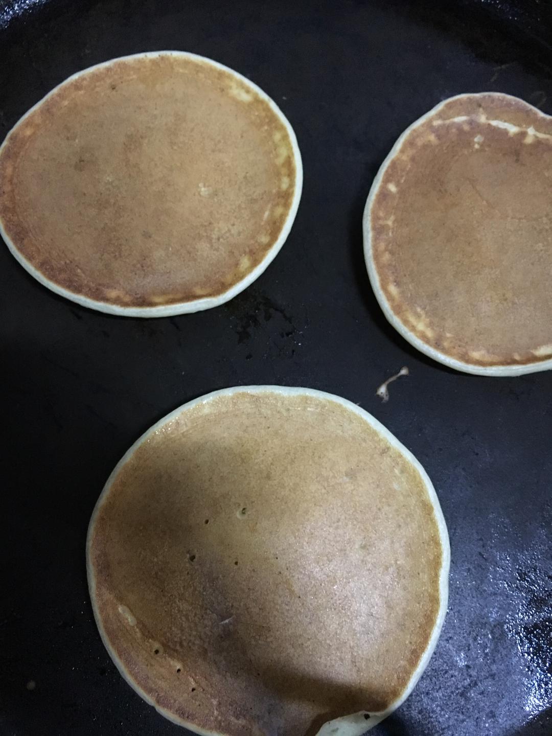 香蕉松饼(无糖无油无泡打粉)