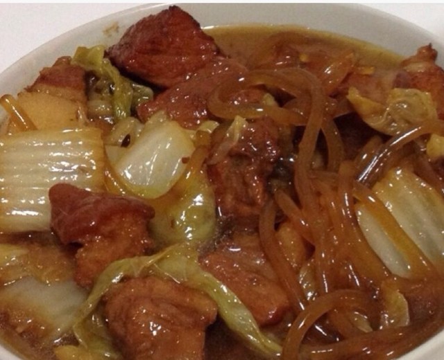 猪肉白菜炖粉条 猪肉白菜炖粉条
