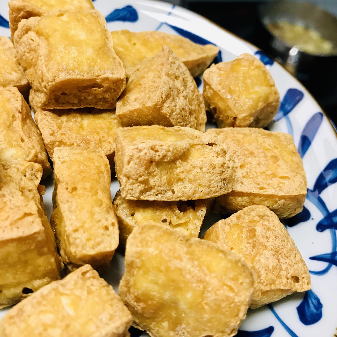 rainbow猪猪做的炸油豆腐