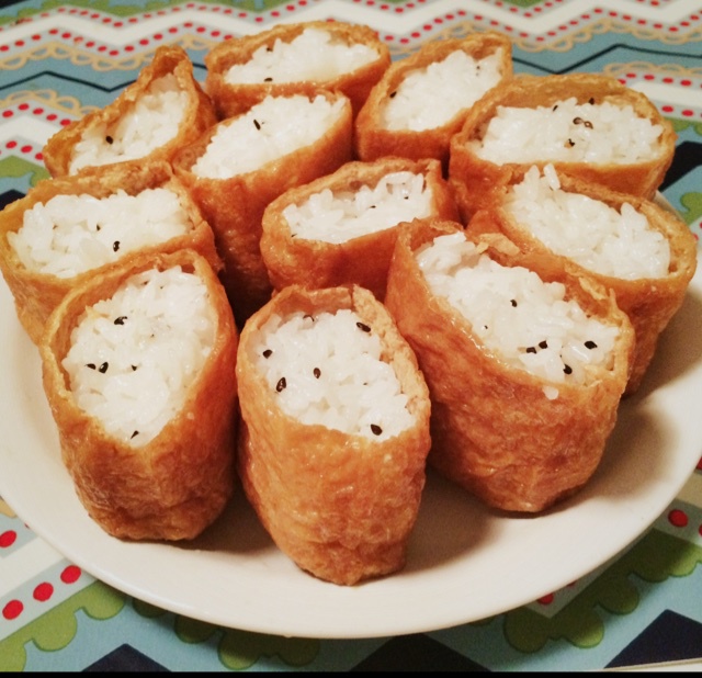 霖小亦做的豆腐皮包寿司饭