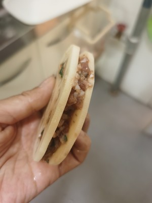 鸭油煎藕盒茄盒(多功能锅)的做法 步骤4