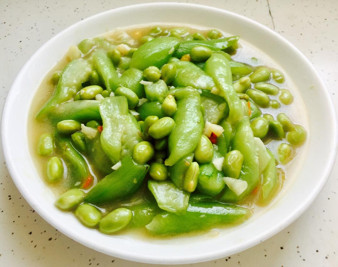 手机用户3920_rpwv做的炒毛豆丝瓜
