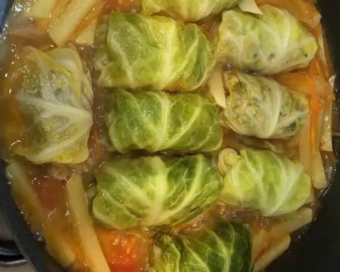 老外版圆白菜酿菜的做法