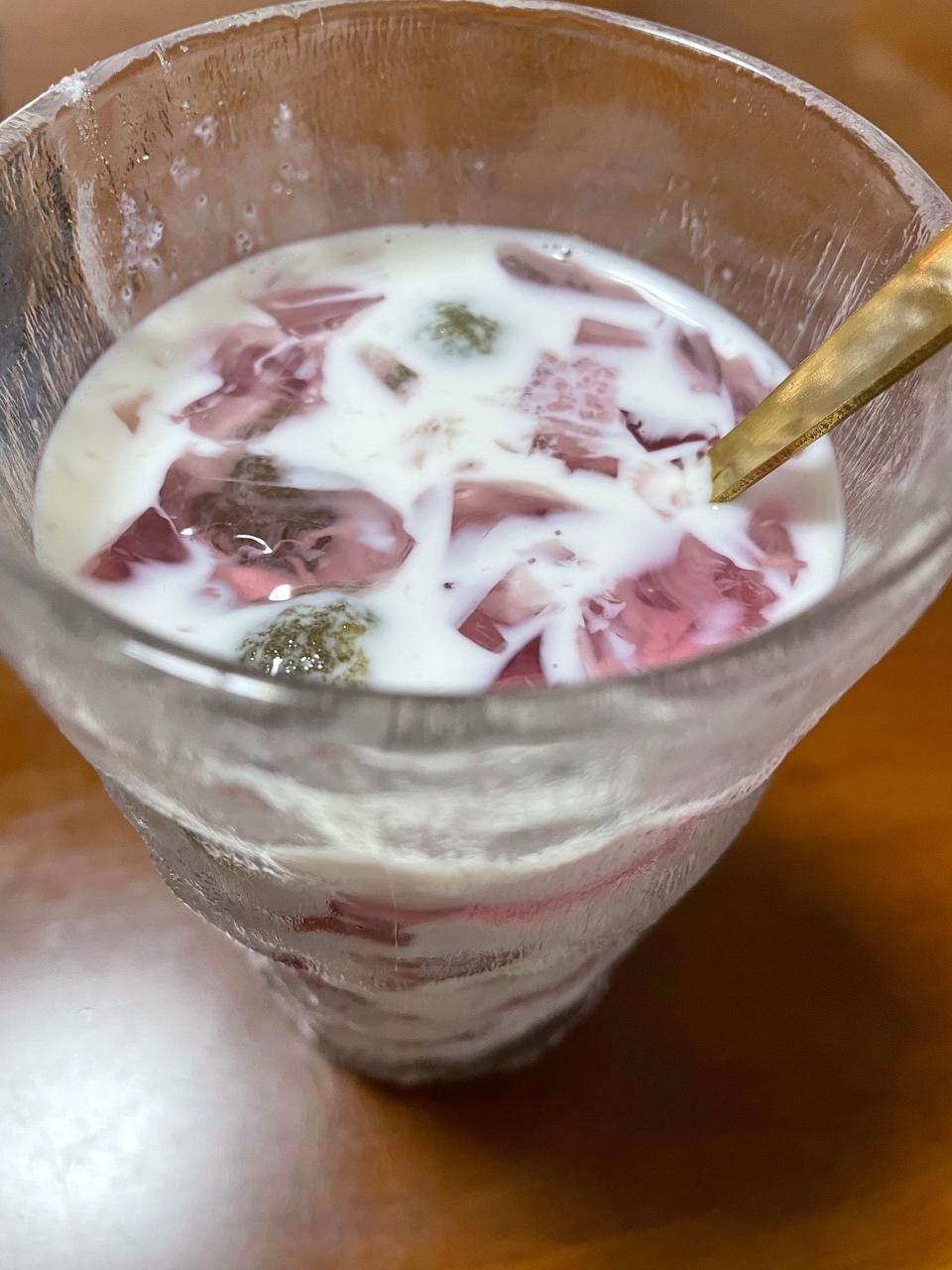效果如图,椰汁或许味道更好哦!