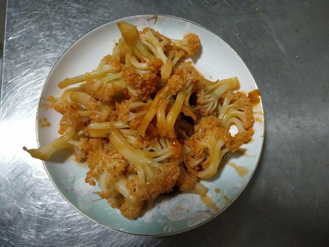 番茄酱炒菜花
