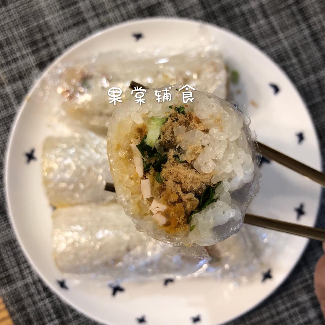 登妈-快手早餐-肉松饭团