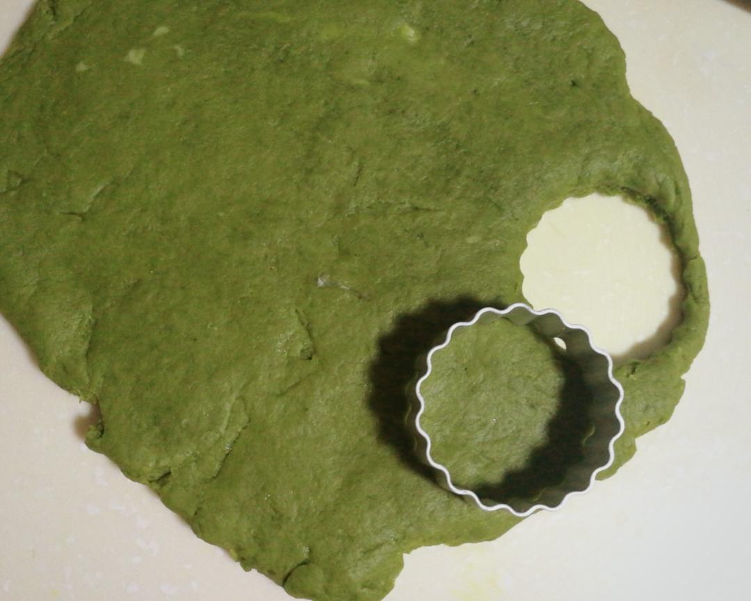 【#抹茶司康(酵母版)的做法步骤图】Dawn_nini-制作