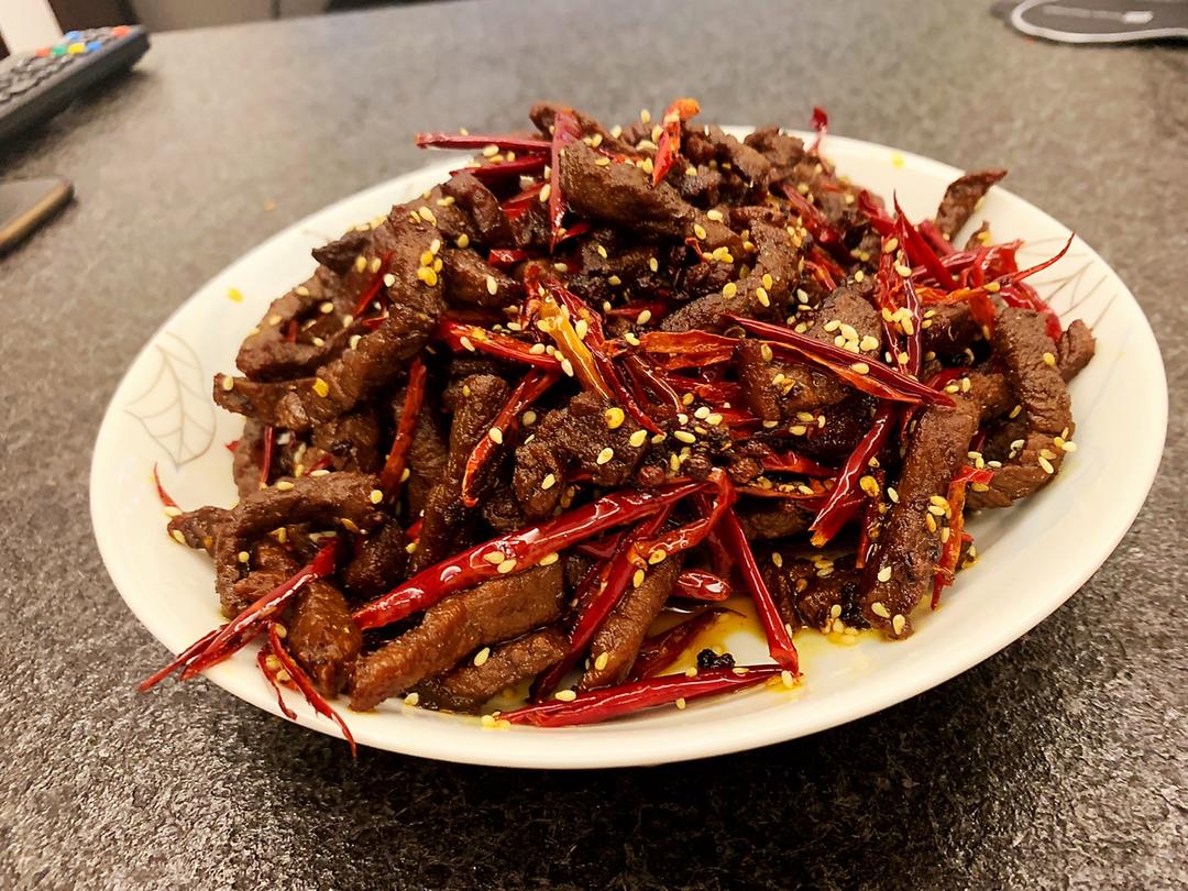 w大朋友做的超好吃自贡味冷吃牛肉