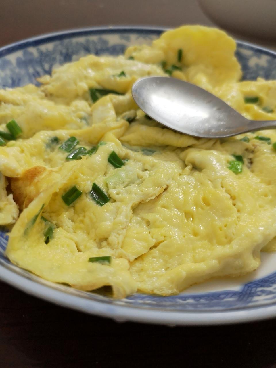 葱花煎蛋