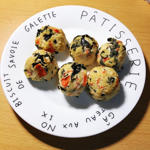 蓝色豆腐做的笑意鸡胸肉丸子(减脂增肌必备)关于英语瘦身图片