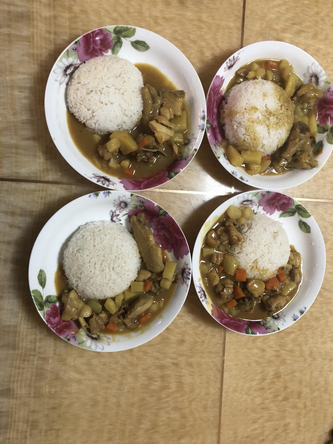 咖喱鸡肉饭的做法 步骤4