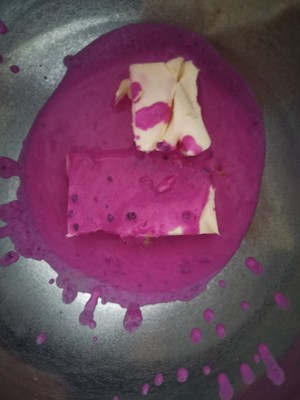 轻奢火龙果冰乳酪蛋糕的做法 步骤11