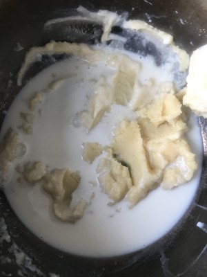 六寸芝士流心蛋糕(戚风蛋糕)的做法 步骤4