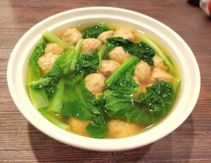 北国风-6做的小白菜丸子汤