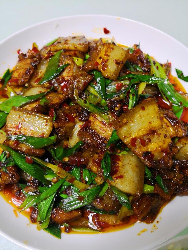 我今天在家呢做的回锅肉&传统麻婆豆腐
