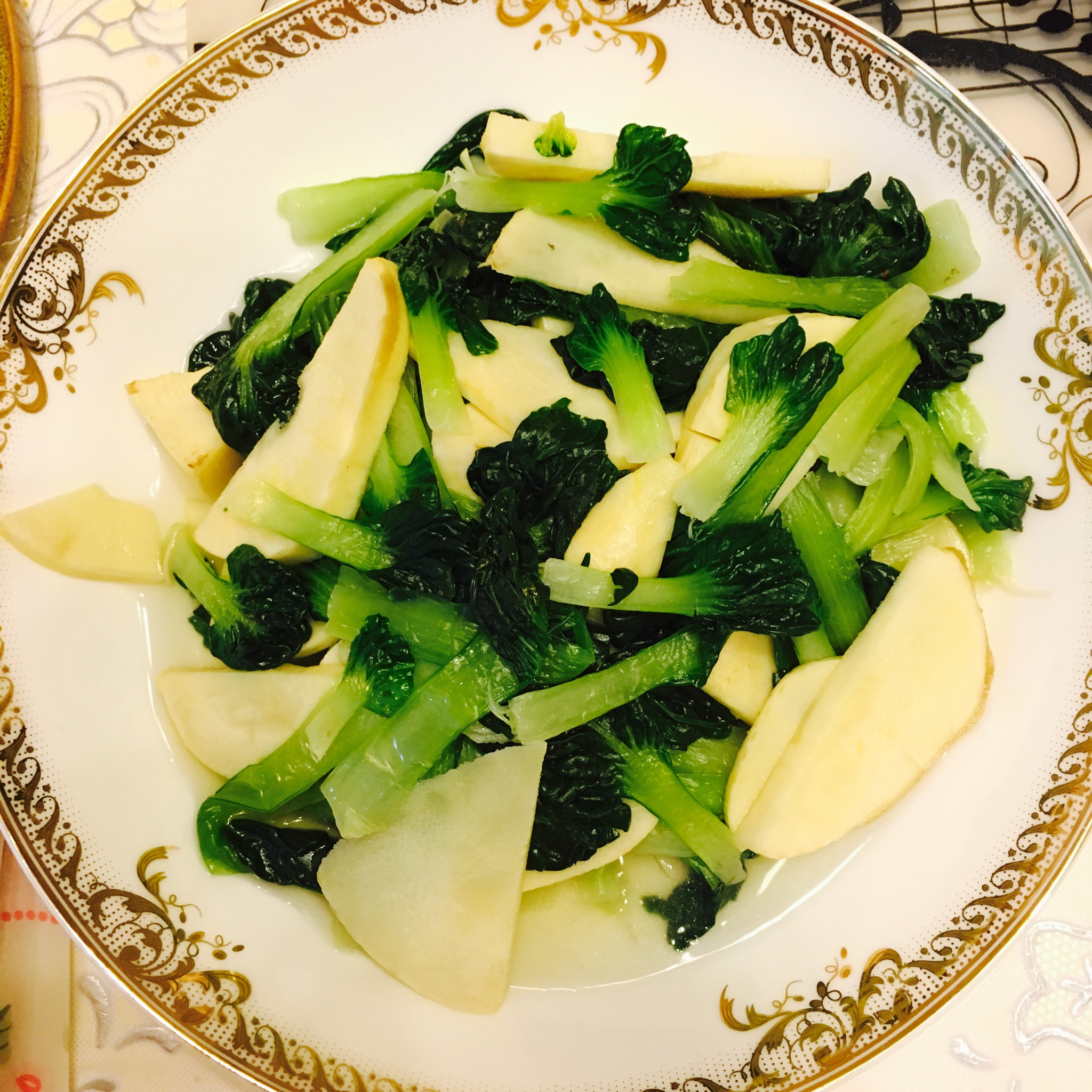 v酱lee做的冬笋塔菜