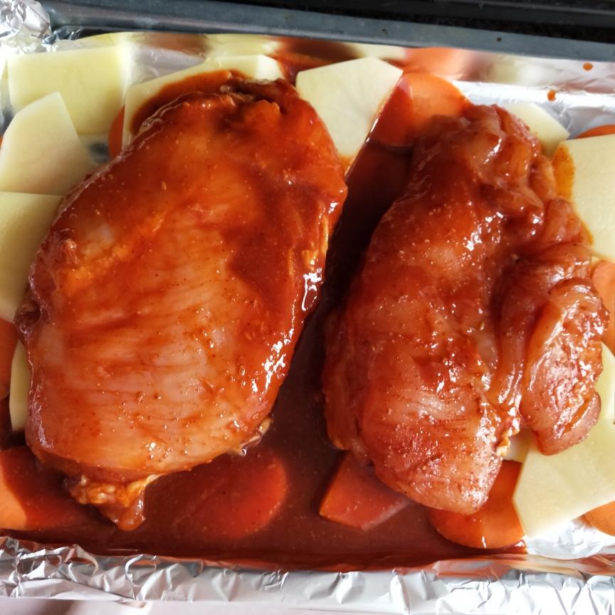 减脂烤鸡胸肉
