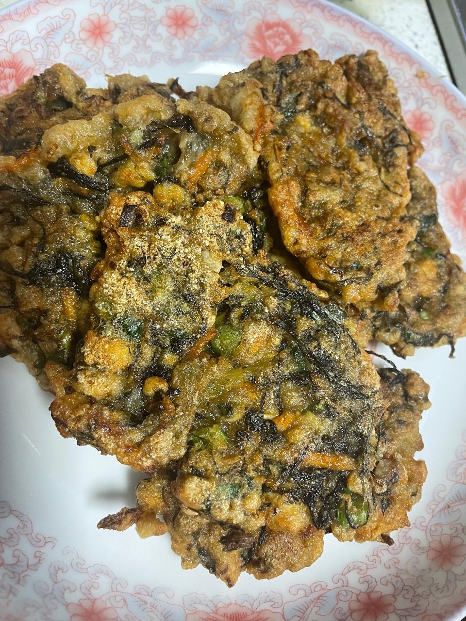 海蛎紫菜饼