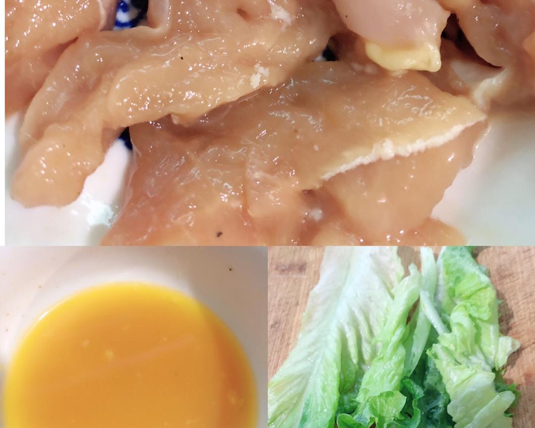 烫面鸡肉卷