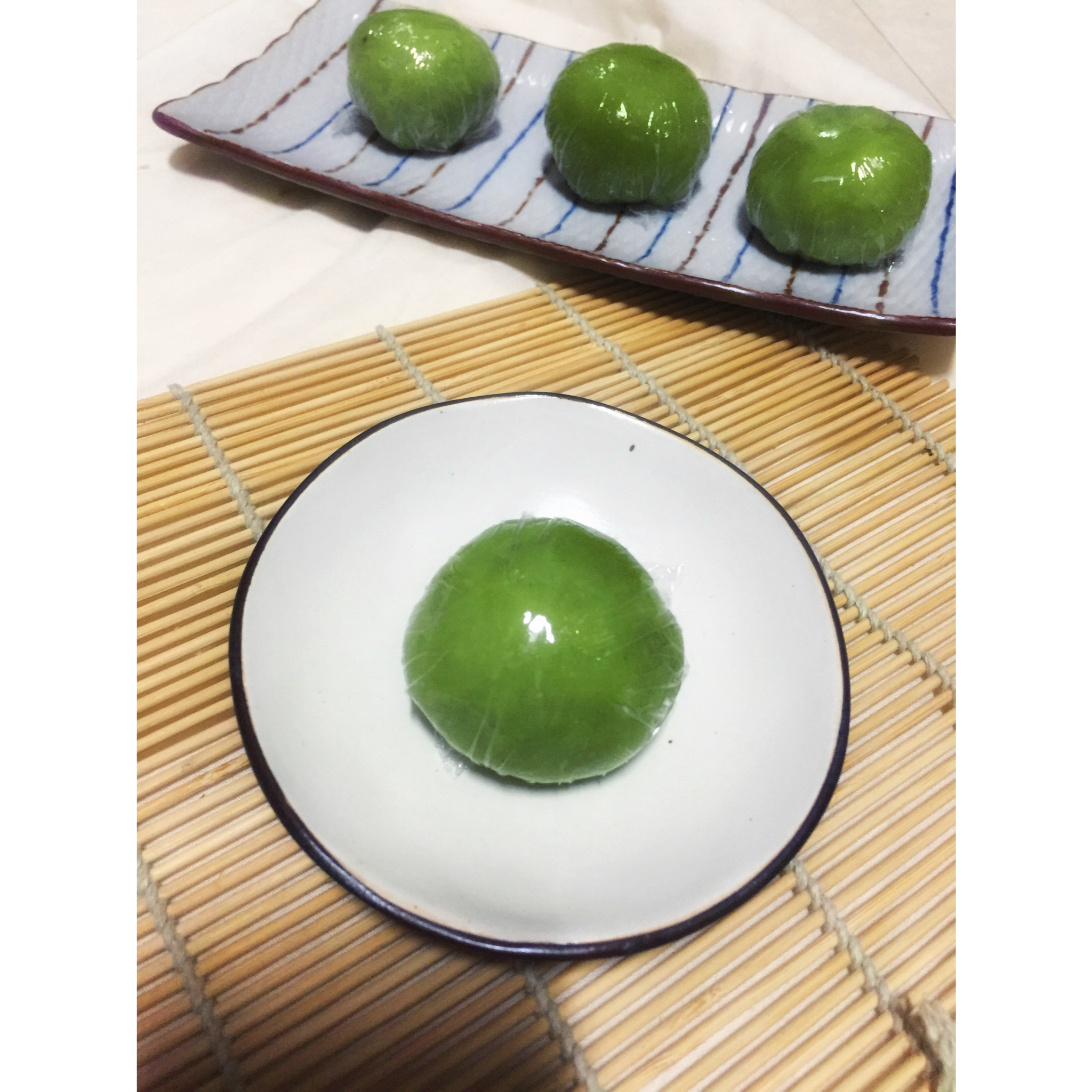 虾丸丸做的自制青团