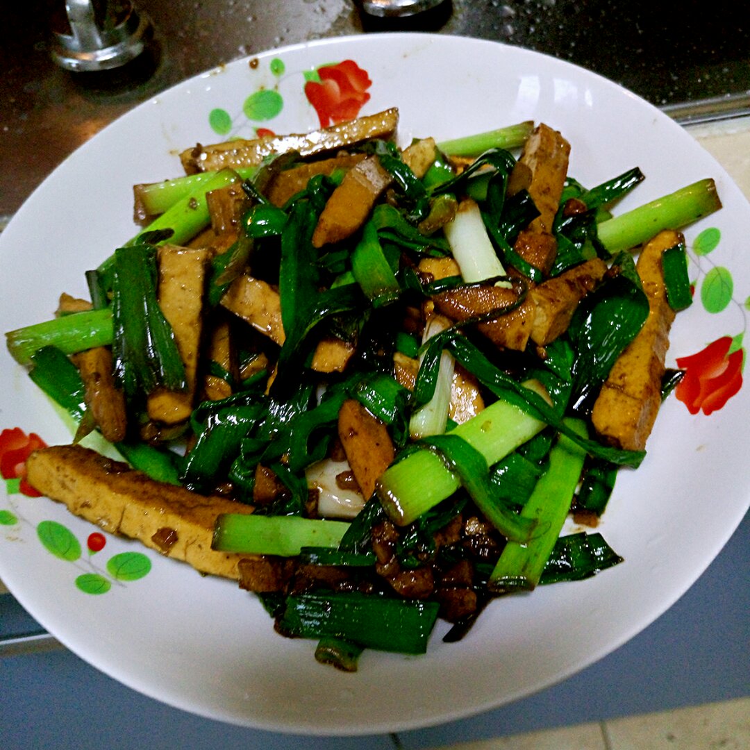 piupiulu做的大蒜炒香干
