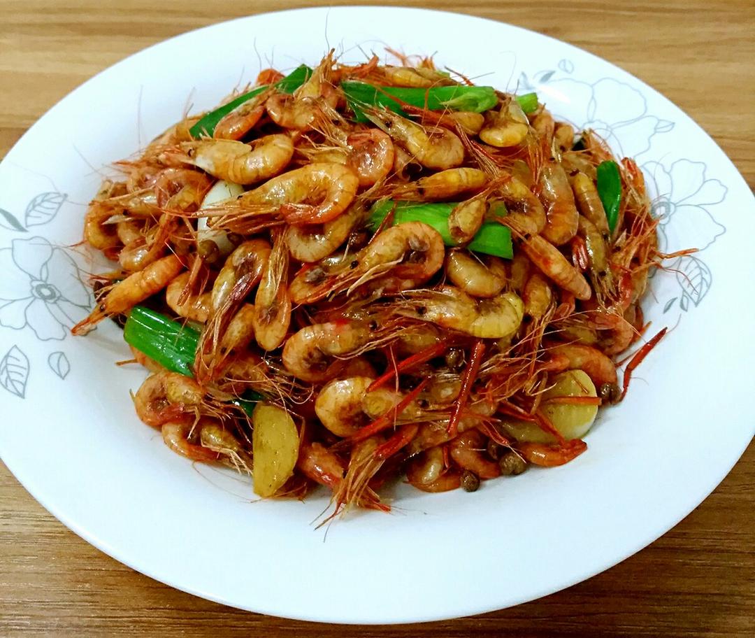小小丽520做的爆炒小河虾