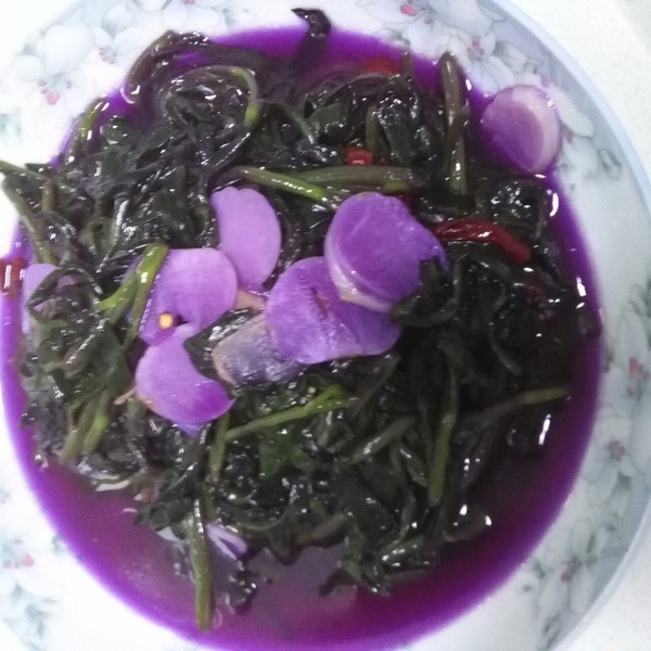 是时候_gzvf做的蒜蓉紫背菜