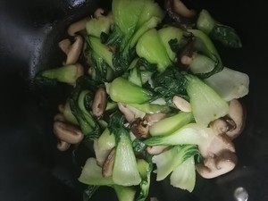 香菇油菜的做法 步骤4