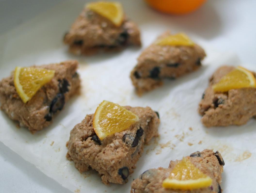 【全麦香橙蓝莓巧克力司康【健身少女的小零食】的做法步骤图】健身少女的日常-制作