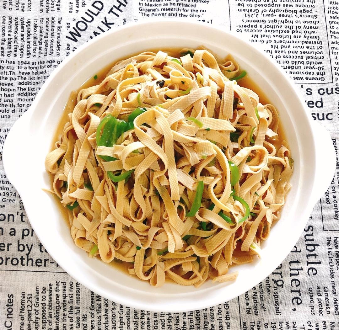 青椒豆腐丝
