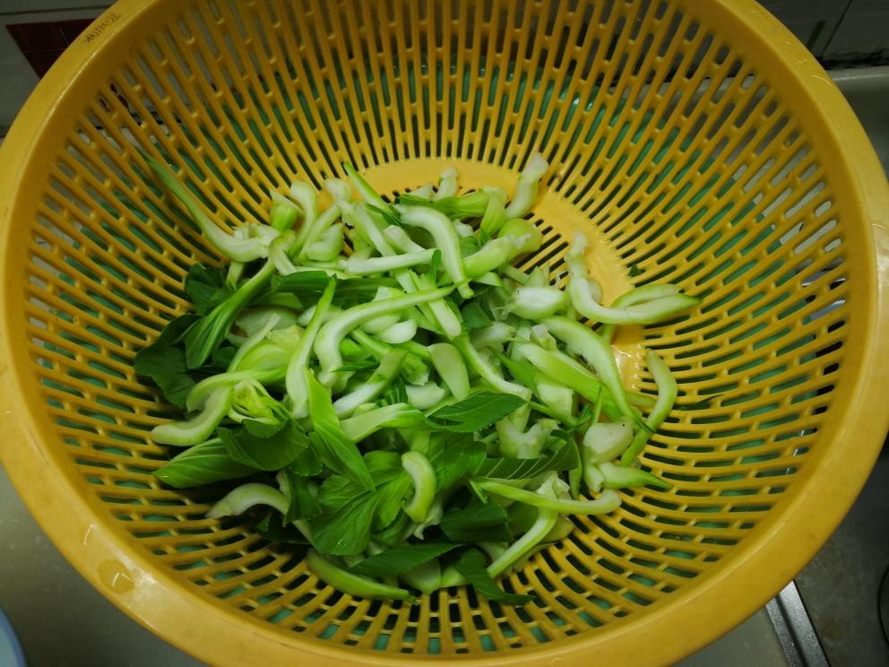 虾仁上海青(快手菜)的做法 步骤2