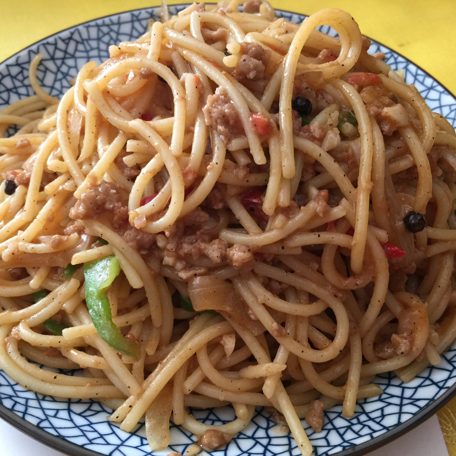 硕儿_uq93做的意大利肉酱面