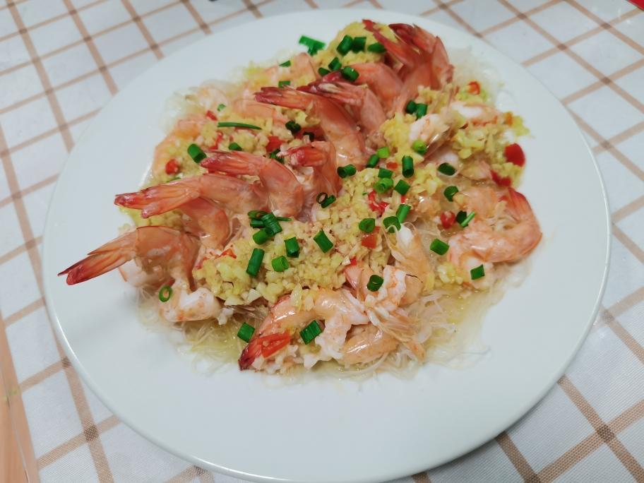 蒜蓉粉丝蒸虾