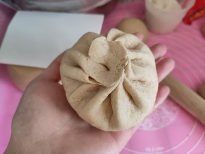 全麦红豆肉松芝士欧包(蒸锅版)的做法 步骤5