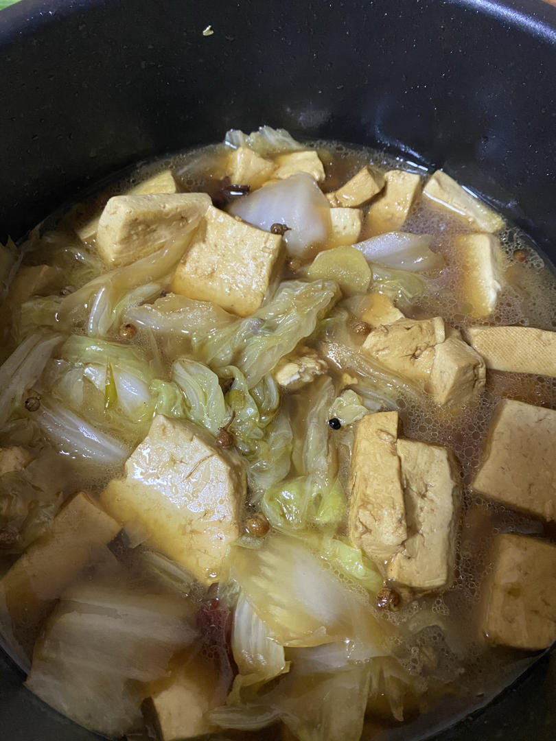 大白菜炖豆腐
