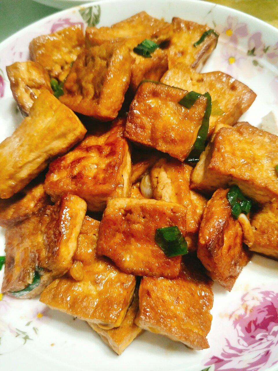 红豆sama-做的香煎豆腐