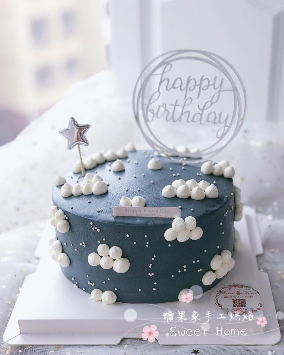 糖果百合做的小清新生日蛋糕