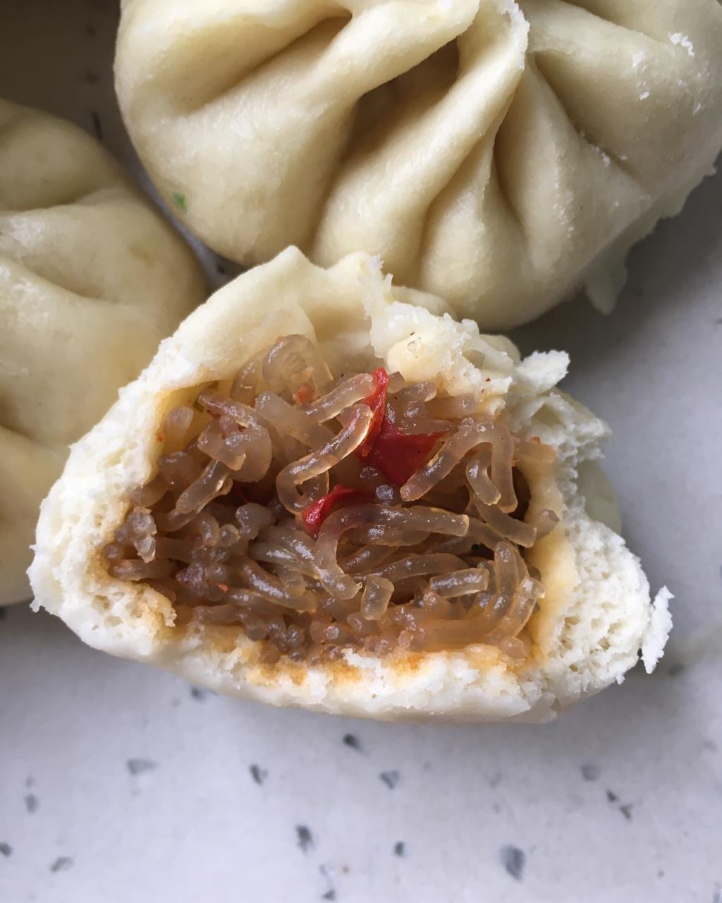 若冰92做的肉末粉丝包
