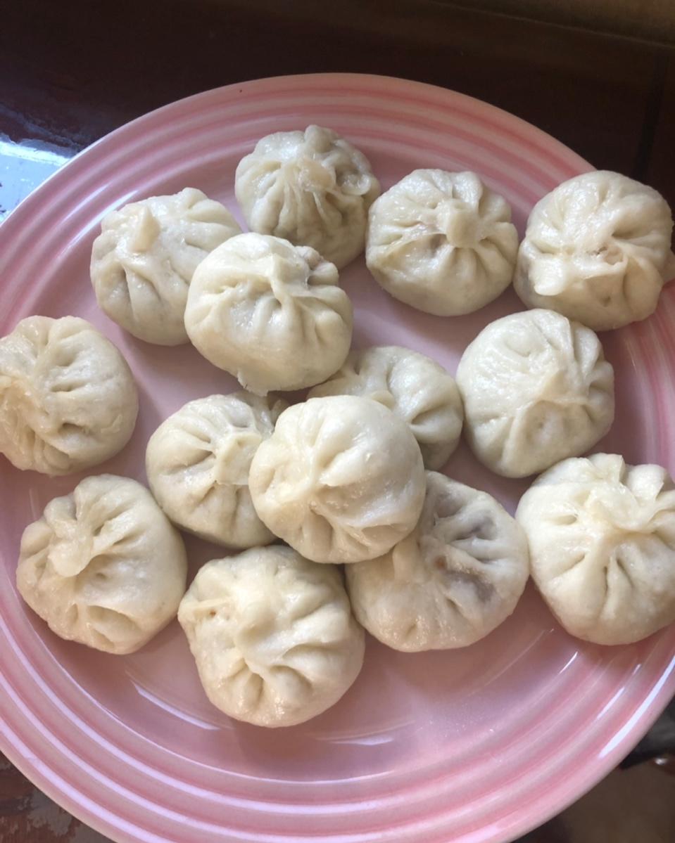 hans做的家庭手工肉馅大包子