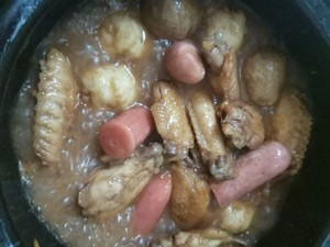 可乐鸡翅丸子的做法 步骤9