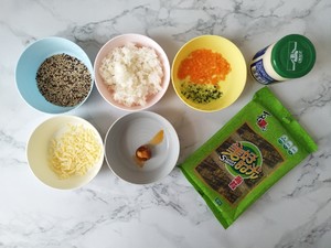 低脂杂粮饭团?的做法 步骤1