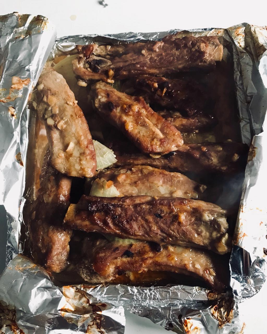 nwayne做的锡纸烤排骨