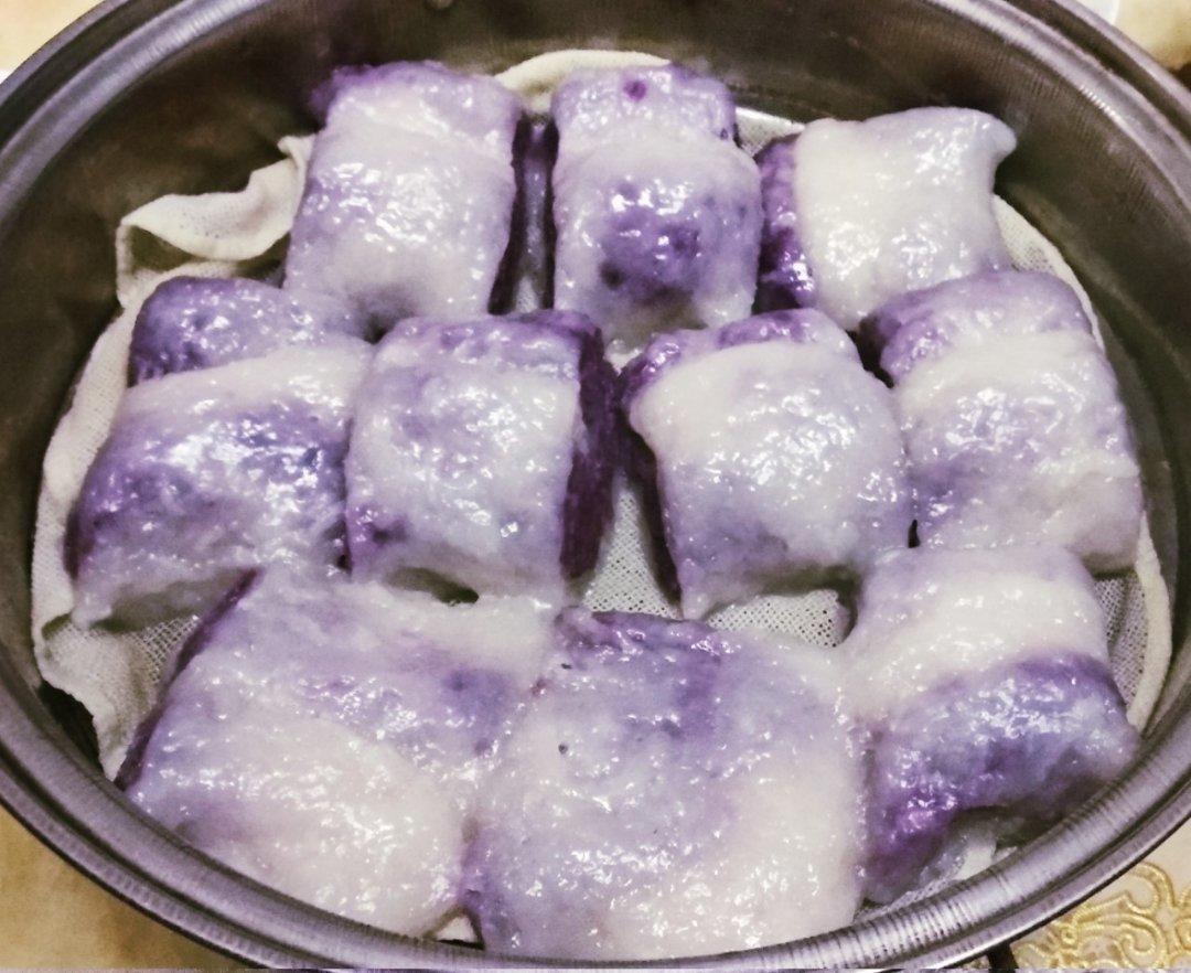 爱吃面包和蛋糕做的水晶紫薯(木薯粉版)