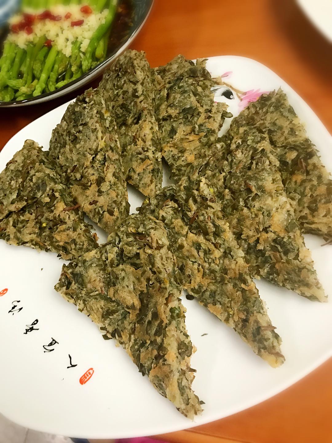 马齿苋菜饼