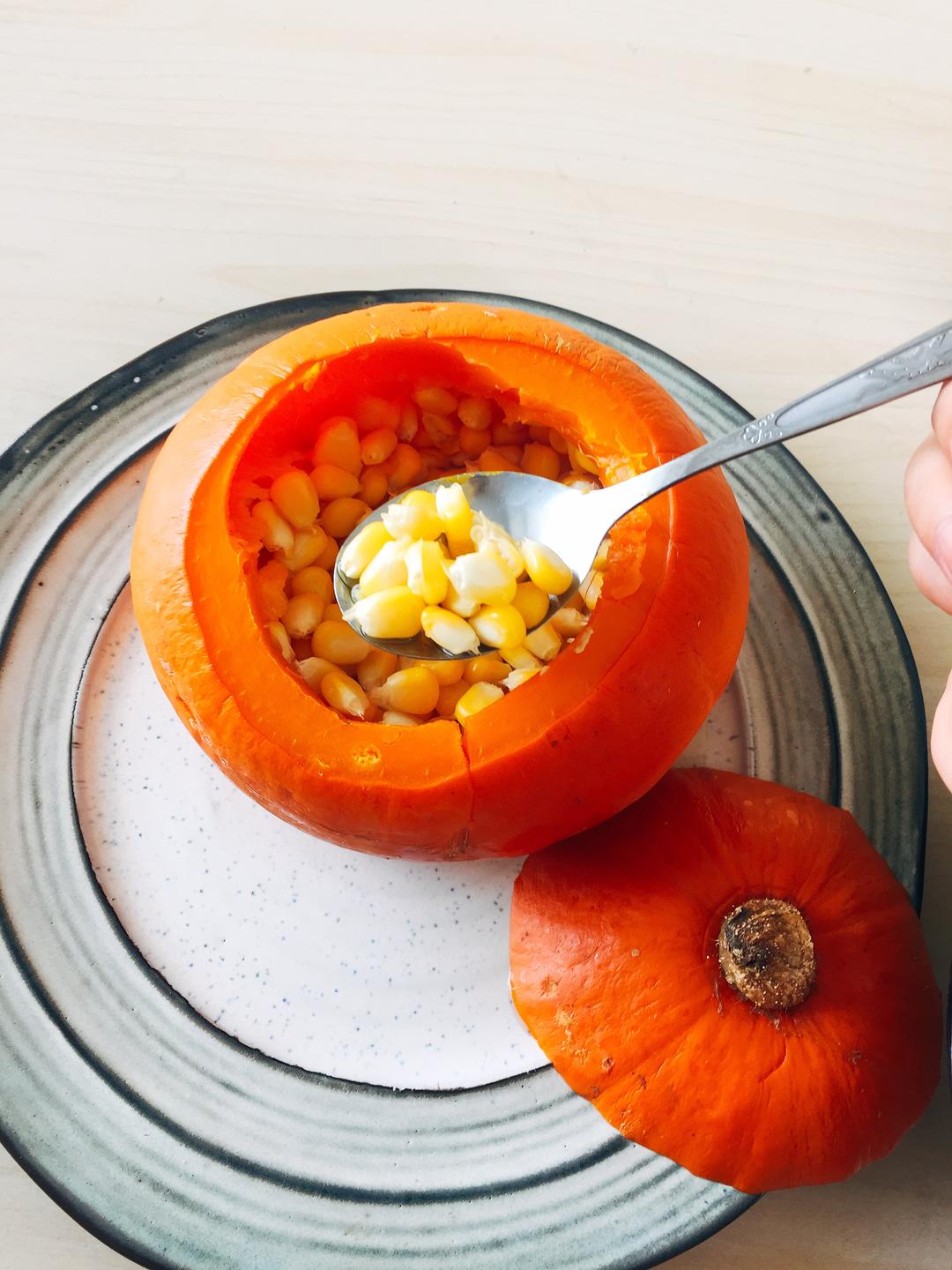 【南瓜蒸玉米的做法步骤图,南瓜蒸玉米怎么做