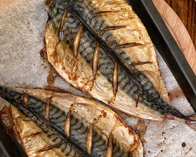 烤青花鱼 的做法步骤图 怎么做好吃 Anqu 下厨房